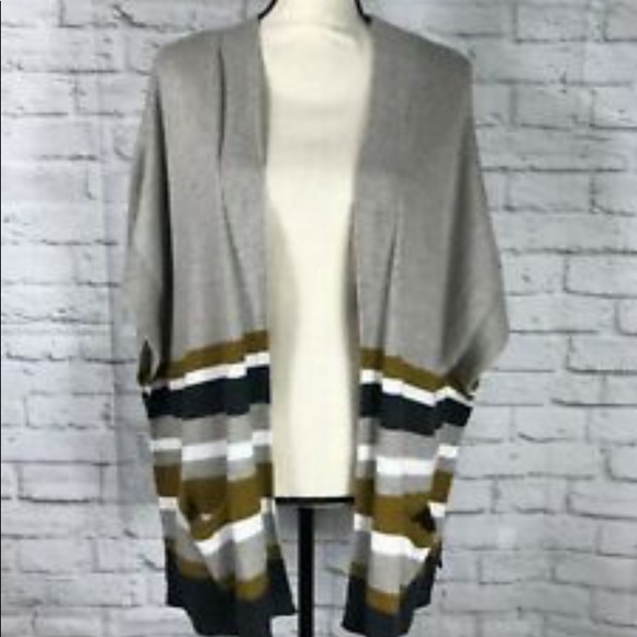 Old Navy Sweaters - NWT Old Navy Striped Poncho